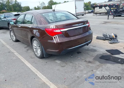 2012 Chrysler 200 Limited из США, поврежденный, VIN 1C3CCBCB5CN263500